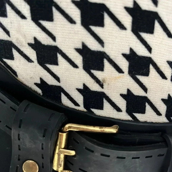 Charlie Paige Tall Houndstooth Riding Boots - Picture 14 of 15